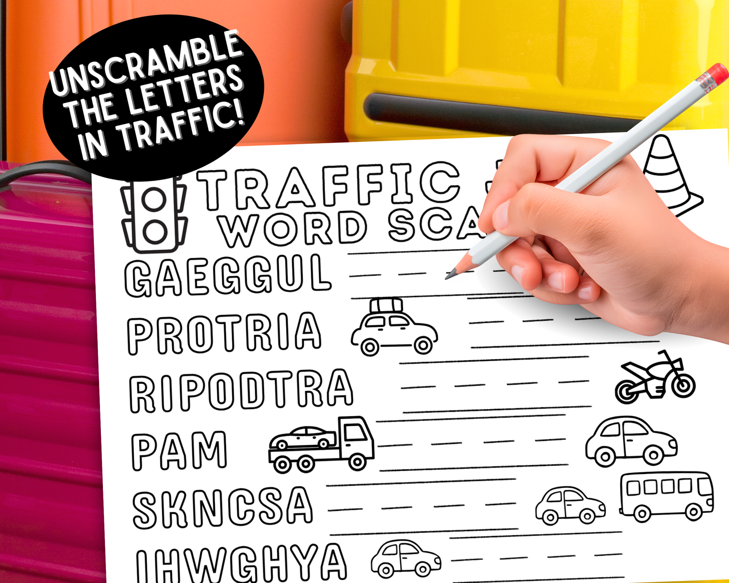 Travel Activity Book for Kids | Screen-Free Games, Coloring Pages, Mazes & Puzzles