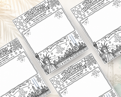 FREE We Remember: Patriot Day Activity Book for Kids | September 11 Printable