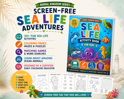 Sea Life Activity Book