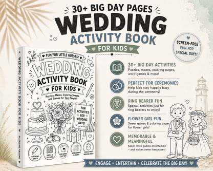 Wedding Activity Book for Kids