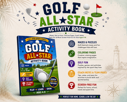 Golf All-Star Activity Book