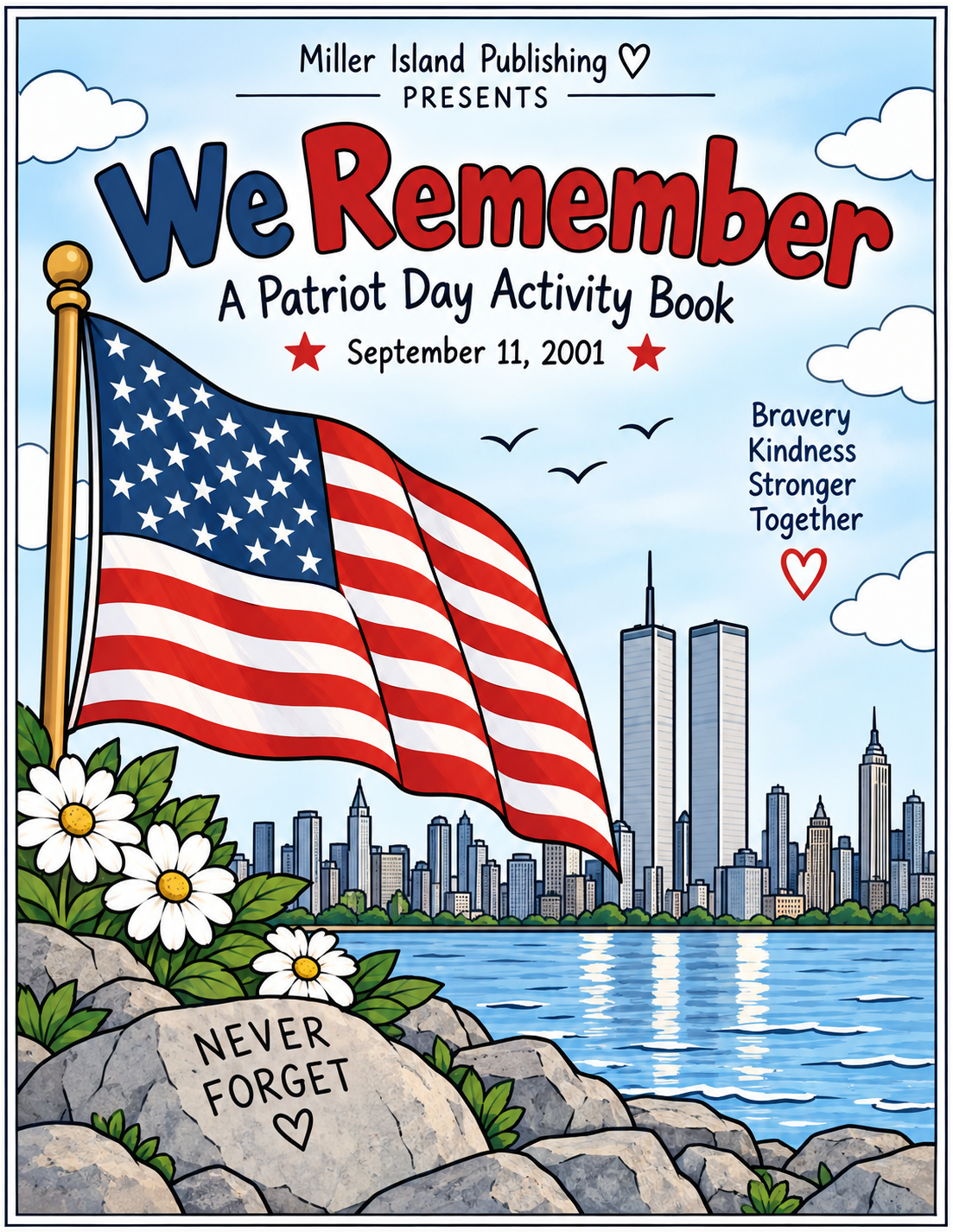 FREE We Remember: Patriot Day Activity Book for Kids | September 11 Printable