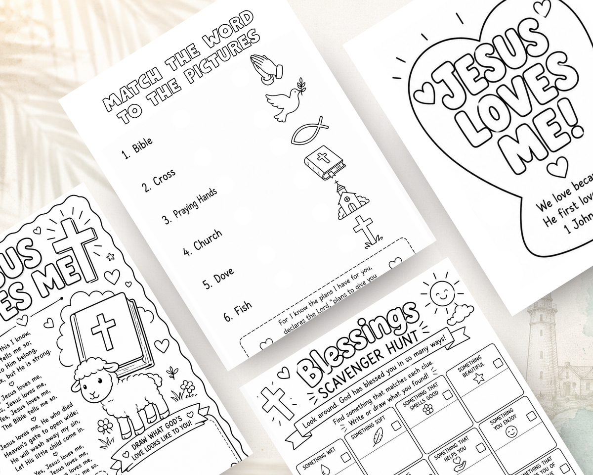 Praise & Play: A Christian Activity Book for Kids