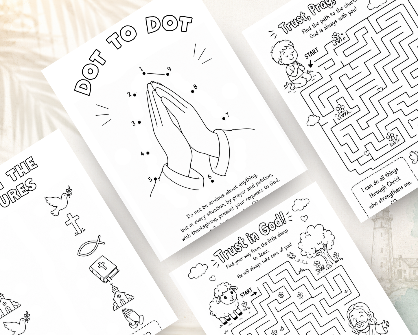 Praise & Play: A Christian Activity Book for Kids