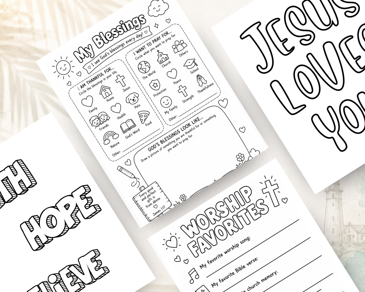 Praise & Play: A Christian Activity Book for Kids