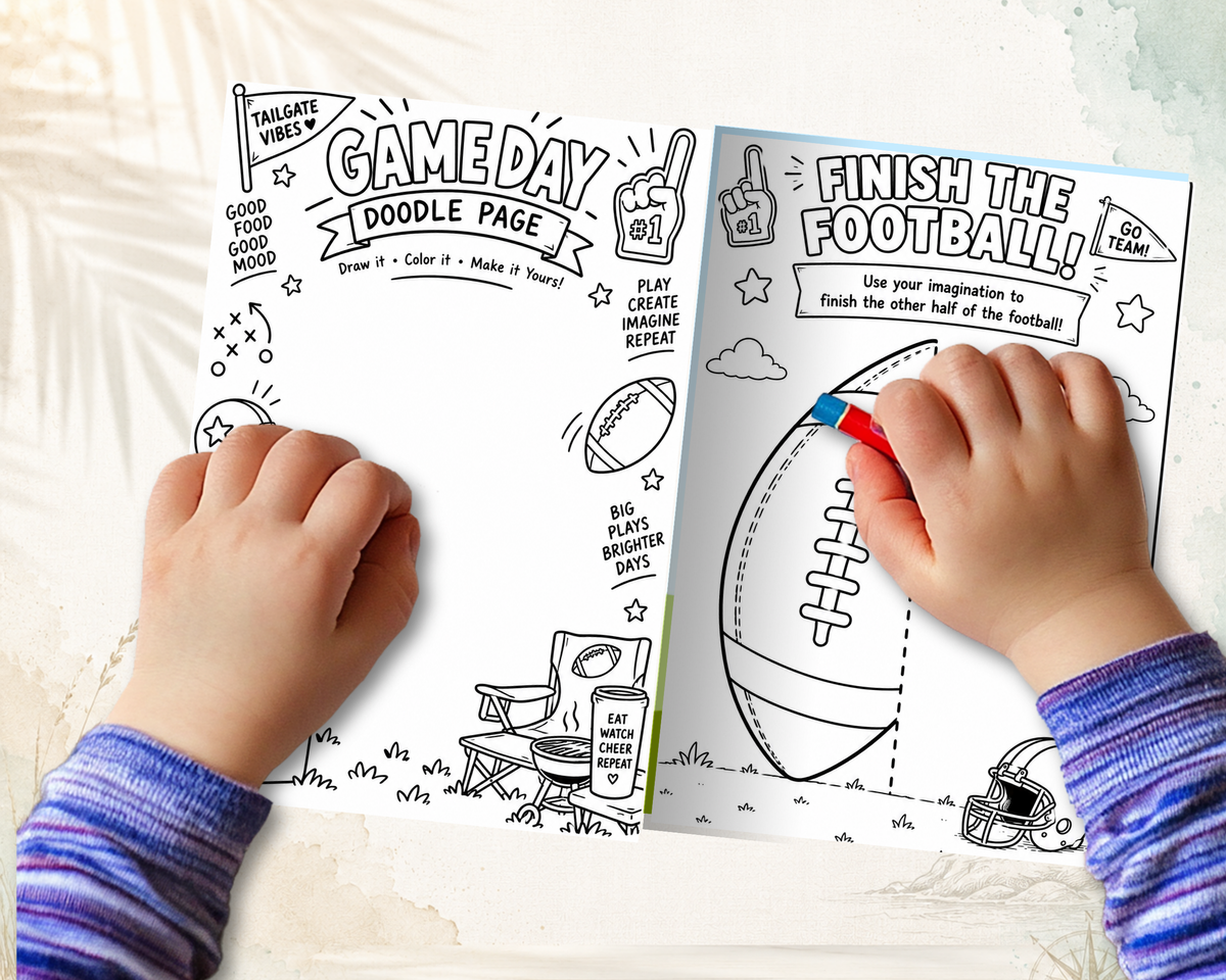 Tailgates & Touchdowns | Football Activity Book for Kids