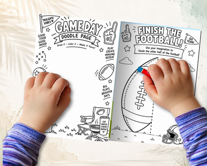 Tailgates & Touchdowns | Football Activity Book for Kids