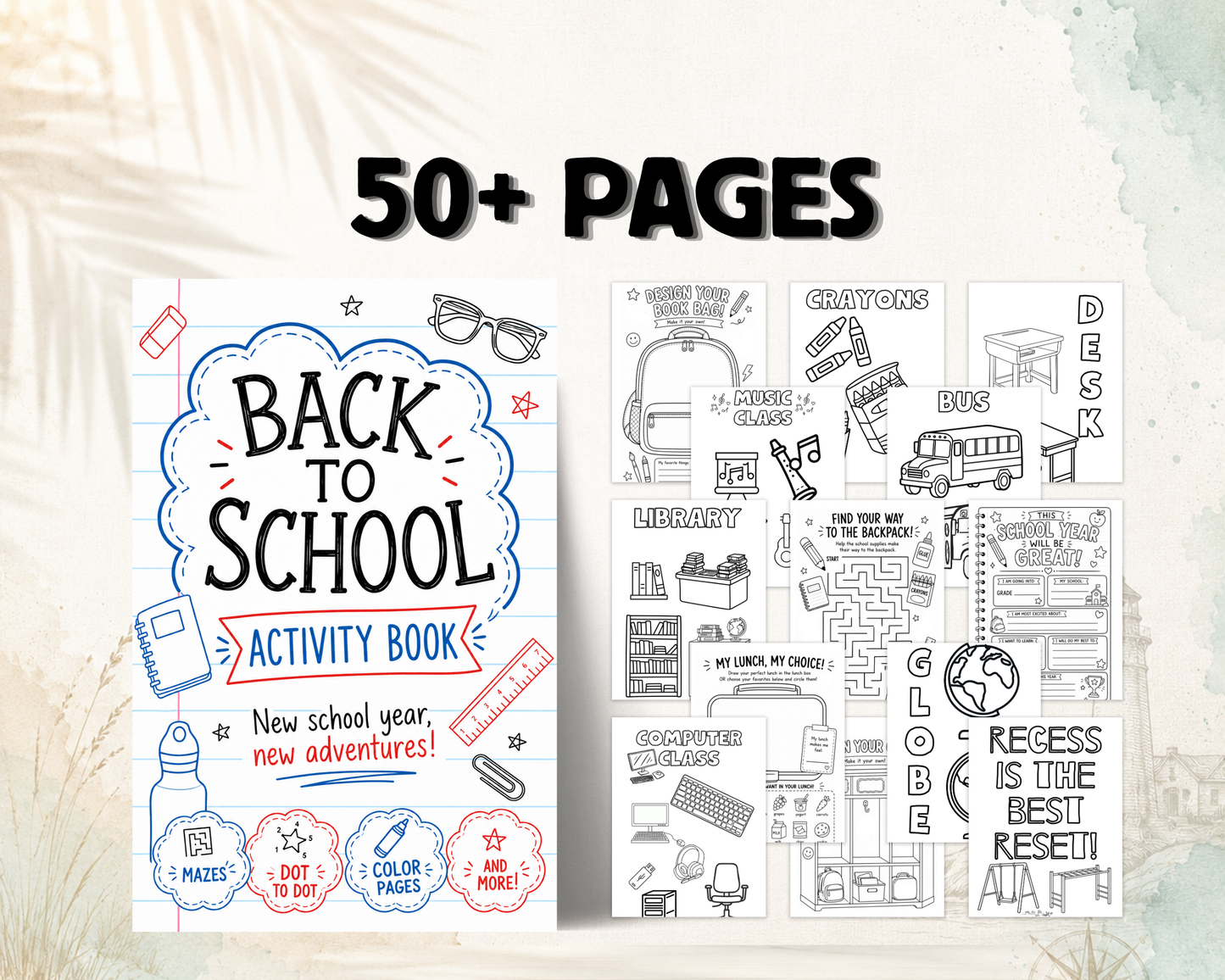 Back to School Activity Book