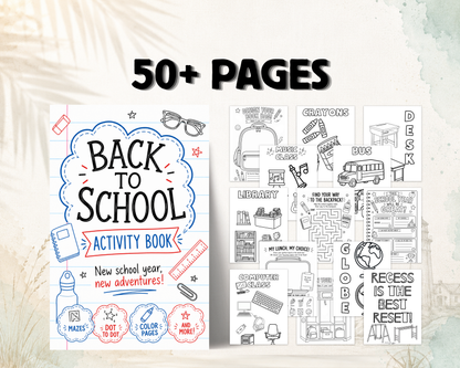 Back to School Activity Book