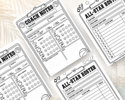 Basketball Activity Book for Kids | Printable PDF Download
