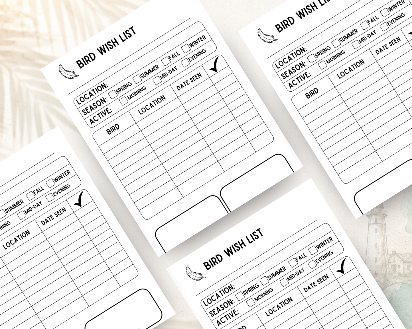 Bird Watching Journal Daily Log Book Sight Seeing
