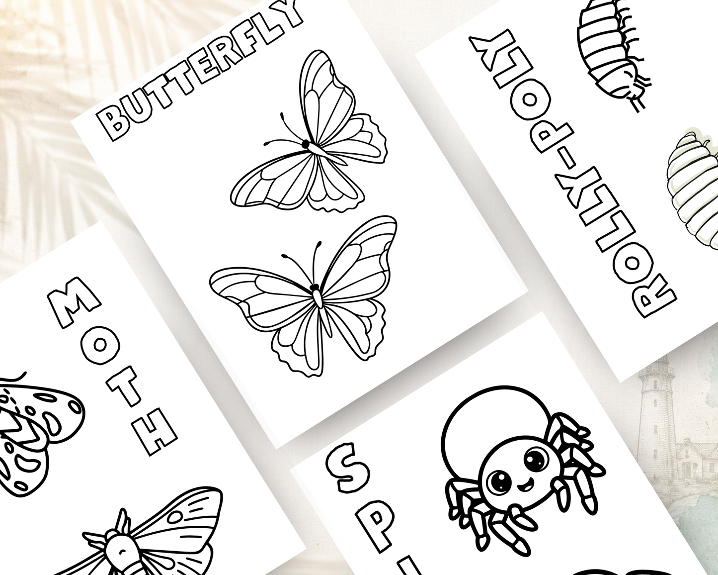 Backyard Bugs & Insects Activity Book for Kids | 40+ Page Printable PDF