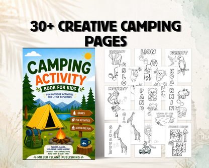 Camping Activity Book for Kids