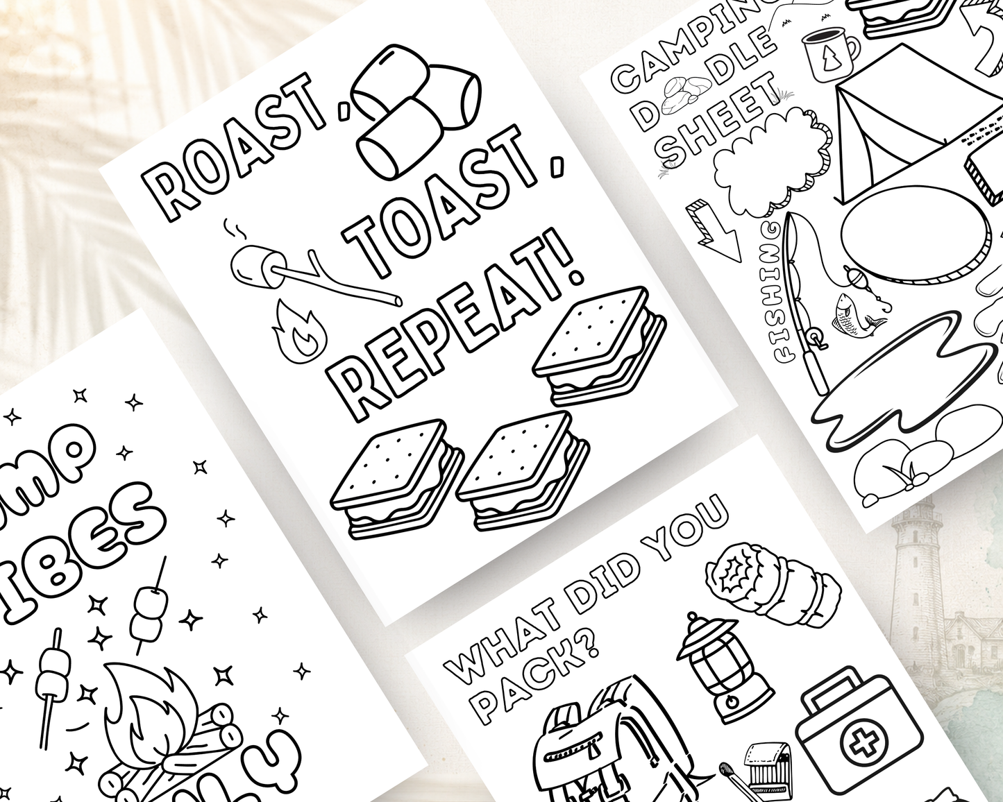 Camping Activity Book for Kids