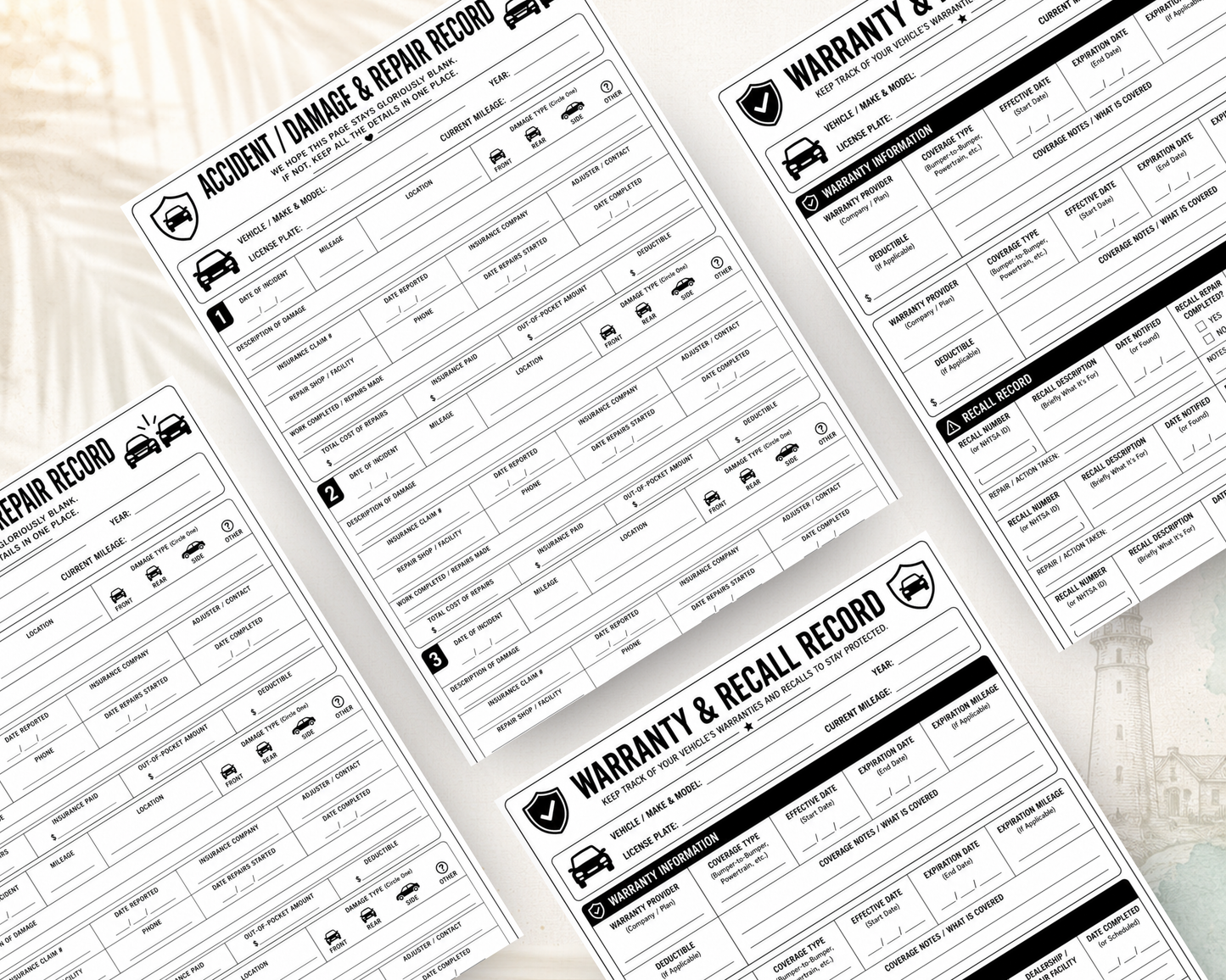 Car Service & Repair Log