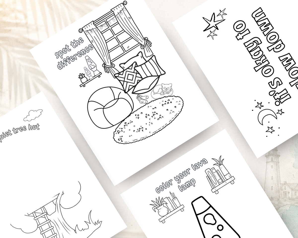 Calm & Cozy Kids Activity Book: A Relaxing Activity Book Filled with Coloring, Mazes, Dot-to-Dots, Matching Games & Mindful Fun