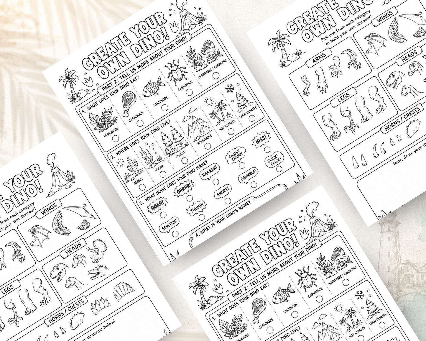 Dinosaur Adventure Activity Book for Kids | Coloring, Mazes, Dot-to-Dots, Dinosaur Facts & Puzzles