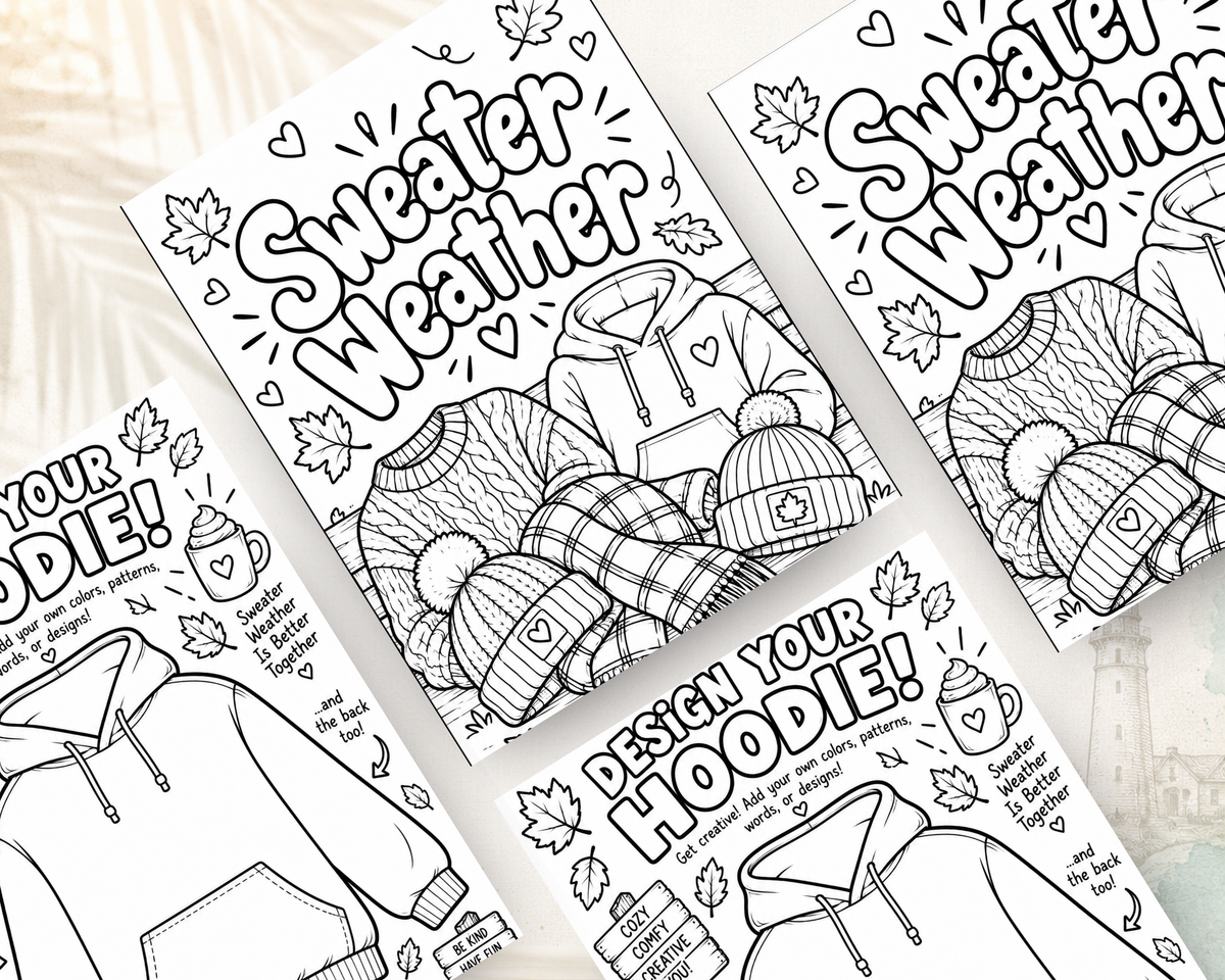 Fall Leaves & Changing Trees | Printable Fall Activity Book for Kids | Digital PDF
