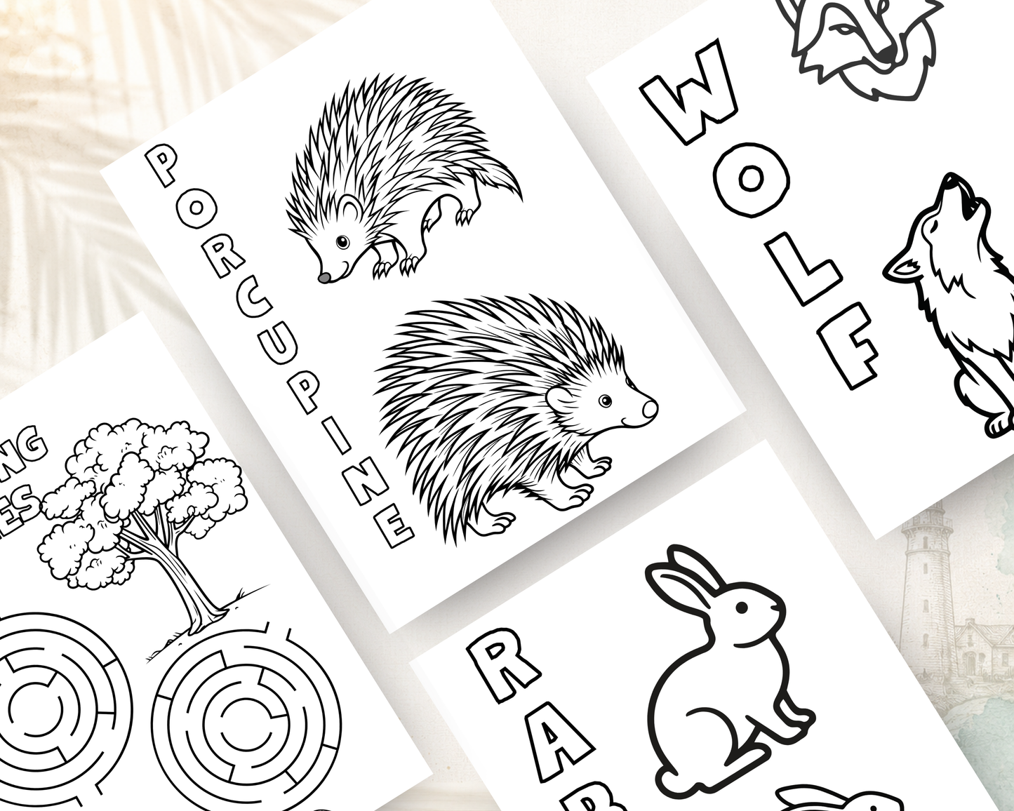 Forest Friends Activity Book for Kids | Printable PDF Download