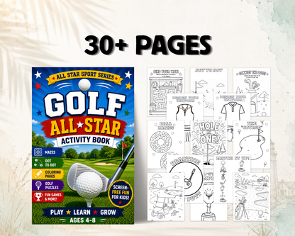 Golf All-Star Activity Book