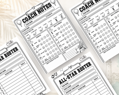 Golf All-Star Activity Book for Kids | Printable PDF Digital Download