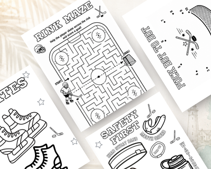 Hockey Activity Book for Kids | Printable PDF Download