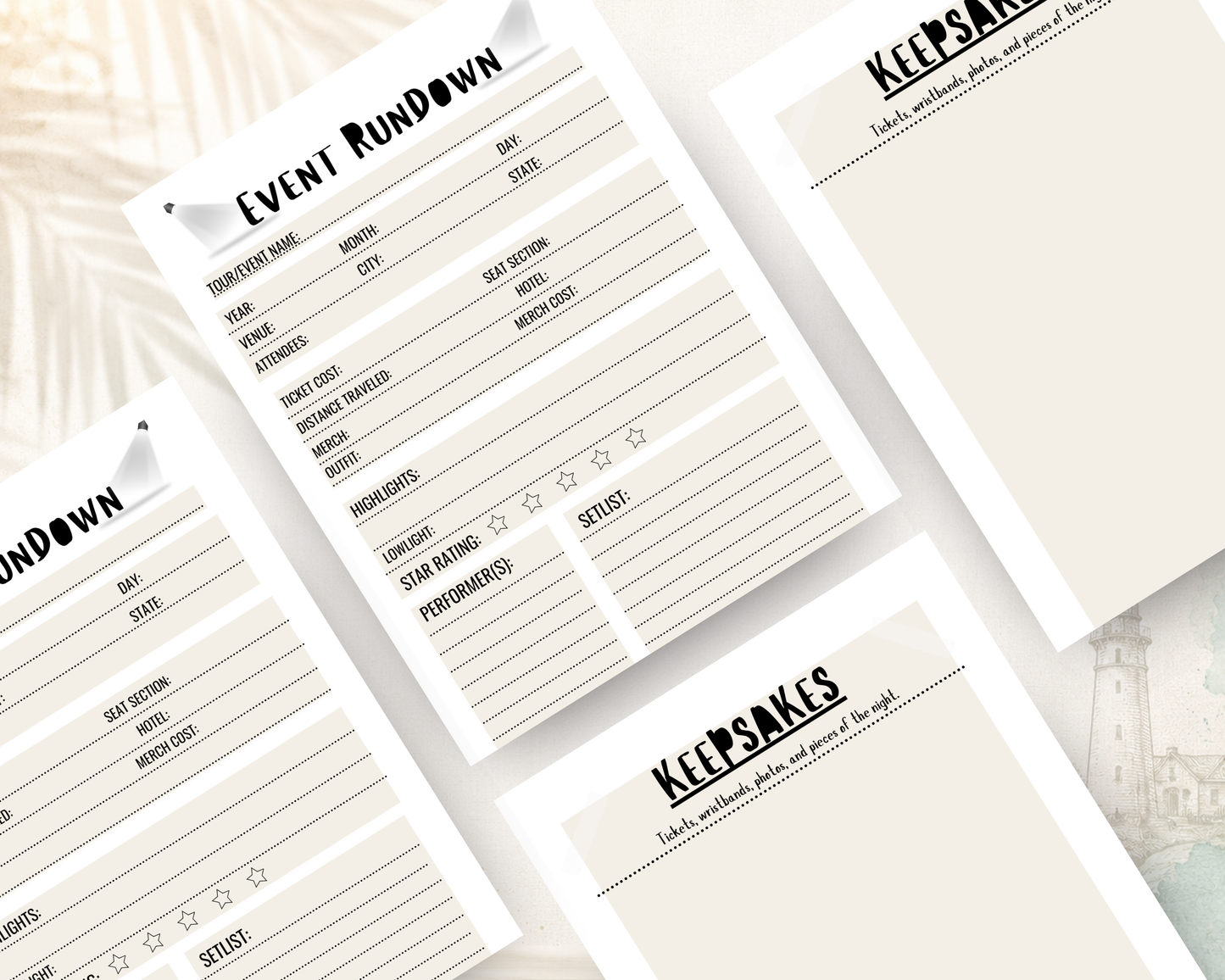 Live Show Log Book: A Concert, Festival & Event Journal with Memory Pages, Setlists, Wish Lists & Show Logs