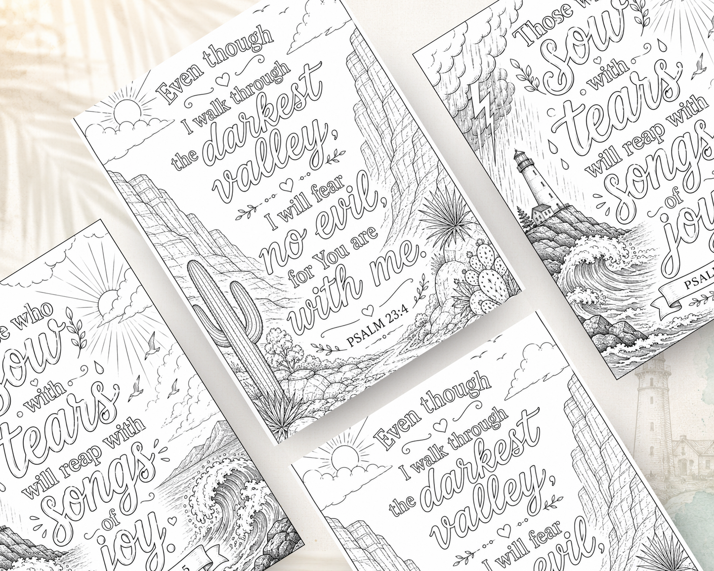 Feeling Blue? Color God's Truth: A Calming Psalms Scripture Coloring Book