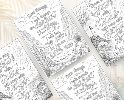 Feeling Blue? Color God's Truth: A Calming Psalms Scripture Coloring Book