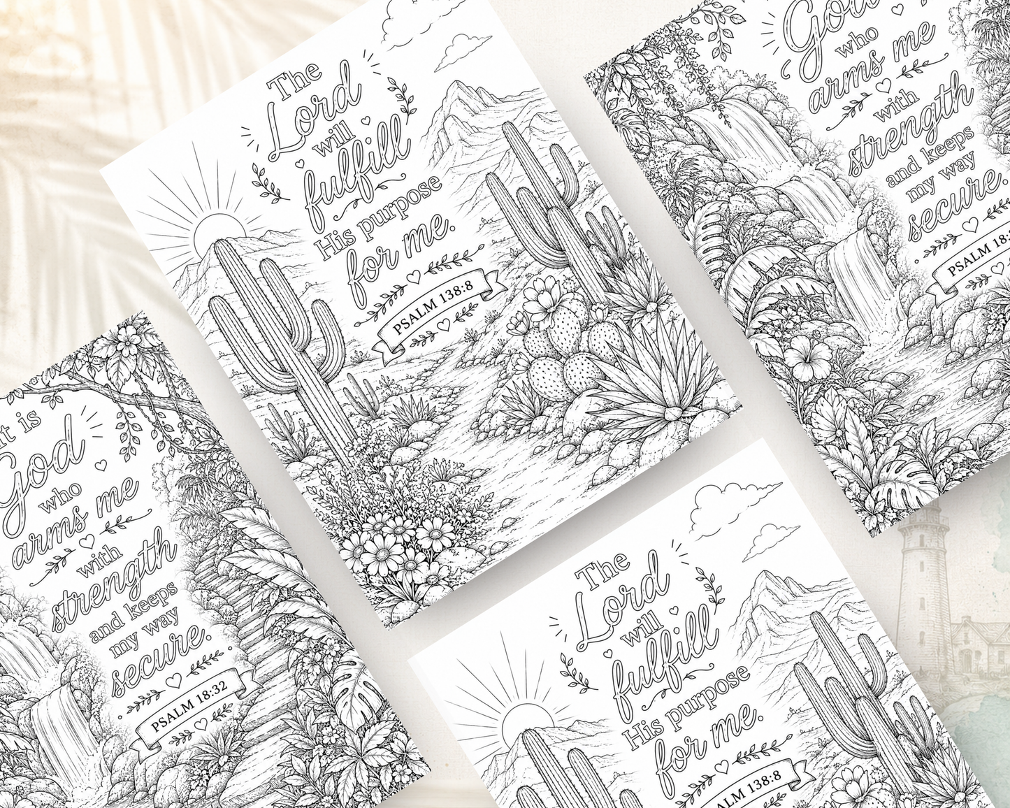 Feeling Blue? Color God's Truth: A Calming Psalms Scripture Coloring Book