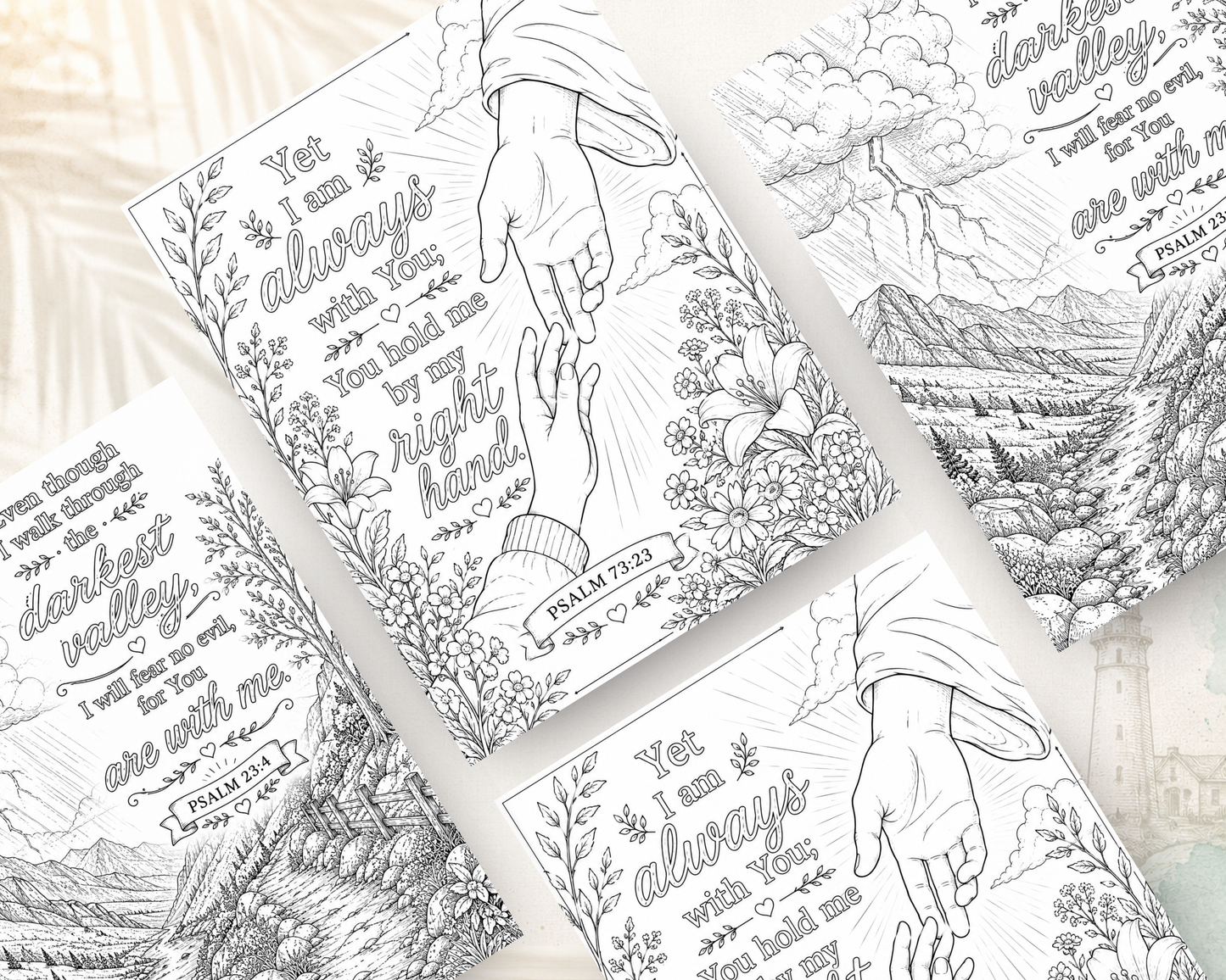 Feeling Blue? Color God's Truth: A Calming Psalms Scripture Coloring Book