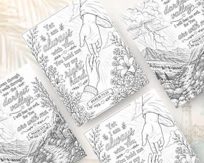 Feeling Blue? Color God's Truth: A Calming Psalms Scripture Coloring Book