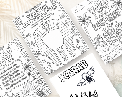 Mummies, Pharaohs & More! | Ancient Egypt Kids Activity Book Printable PDF