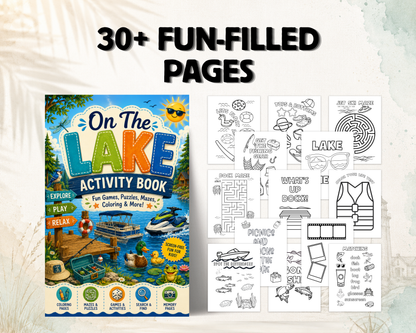 On the Lake Activity Book for Kids