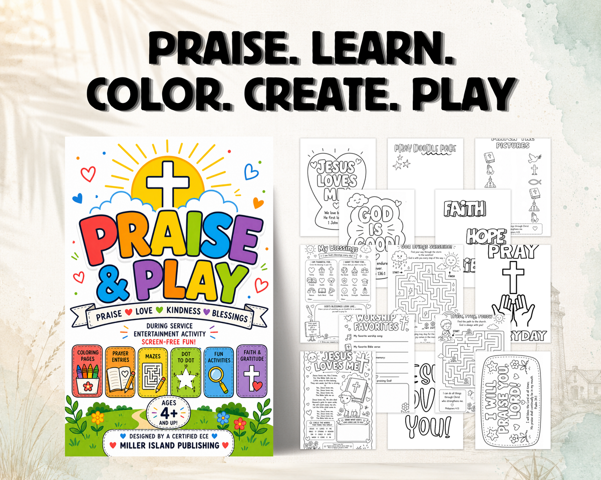 Praise & Play: A Christian Activity Book for Kids