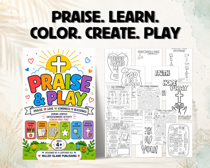 Praise & Play: A Christian Activity Book for Kids