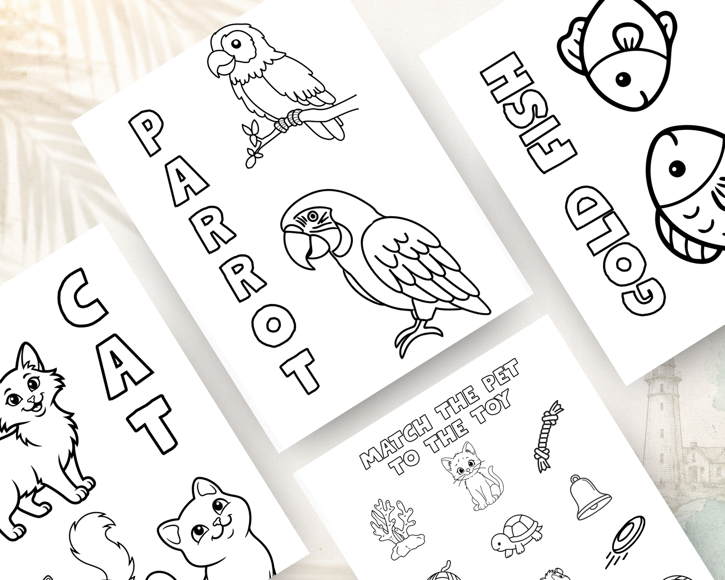Pet Pals Activity Book for Kids | Printable PDF Download