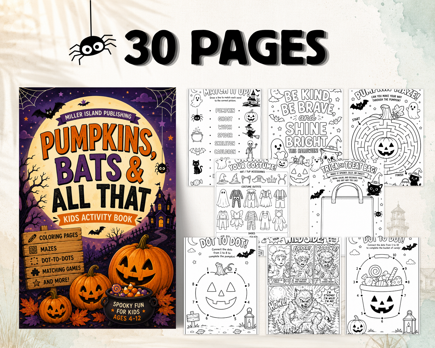 Pumpkins, Bats & All That Kids Activity Book