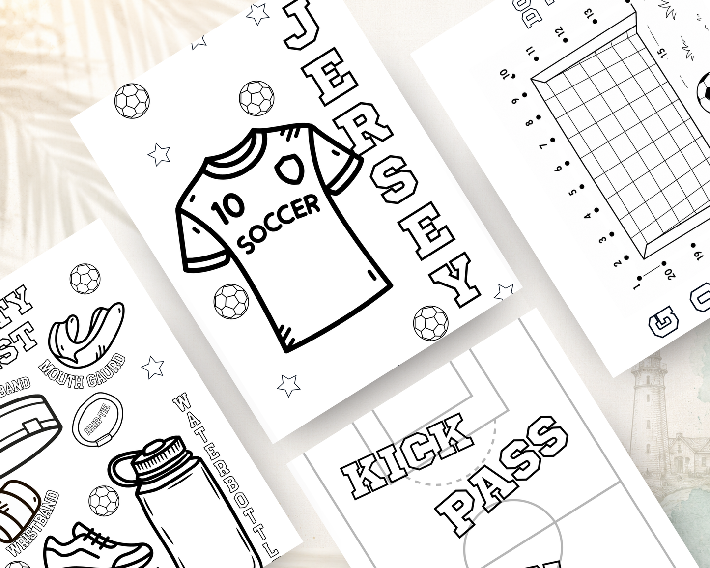 Soccer Activity Book for Kids | Printable PDF Download