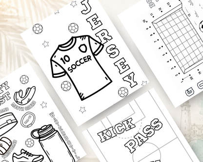 Soccer Activity Book for Kids | Printable PDF Download
