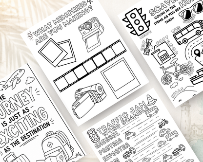 Travel Activity Book for Kids | Printable PDF Download