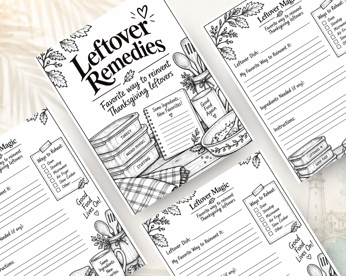 Thanksgiving Recipe Book | Family Recipe Keeper