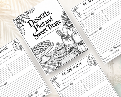 Thanksgiving Recipe Book | Family Recipe Keeper