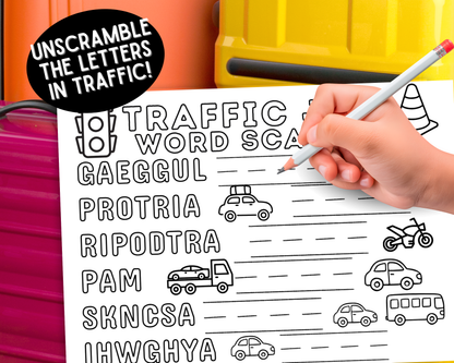 Travel Activity Book for Kids | Screen-Free Games, Coloring Pages, Mazes & Puzzles