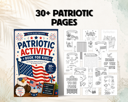 USA Patriotic Activity Book