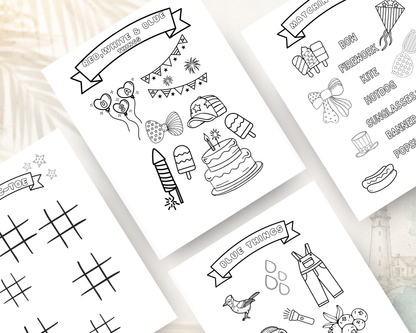 USA Patriotic Activity Book