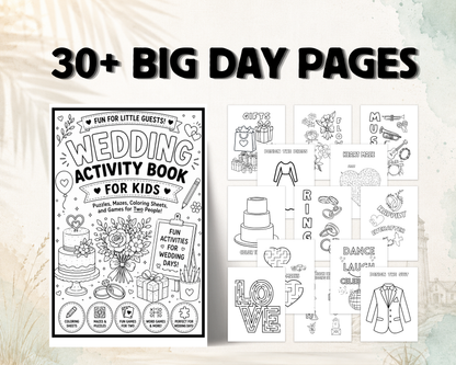Wedding Activity Book for Kids